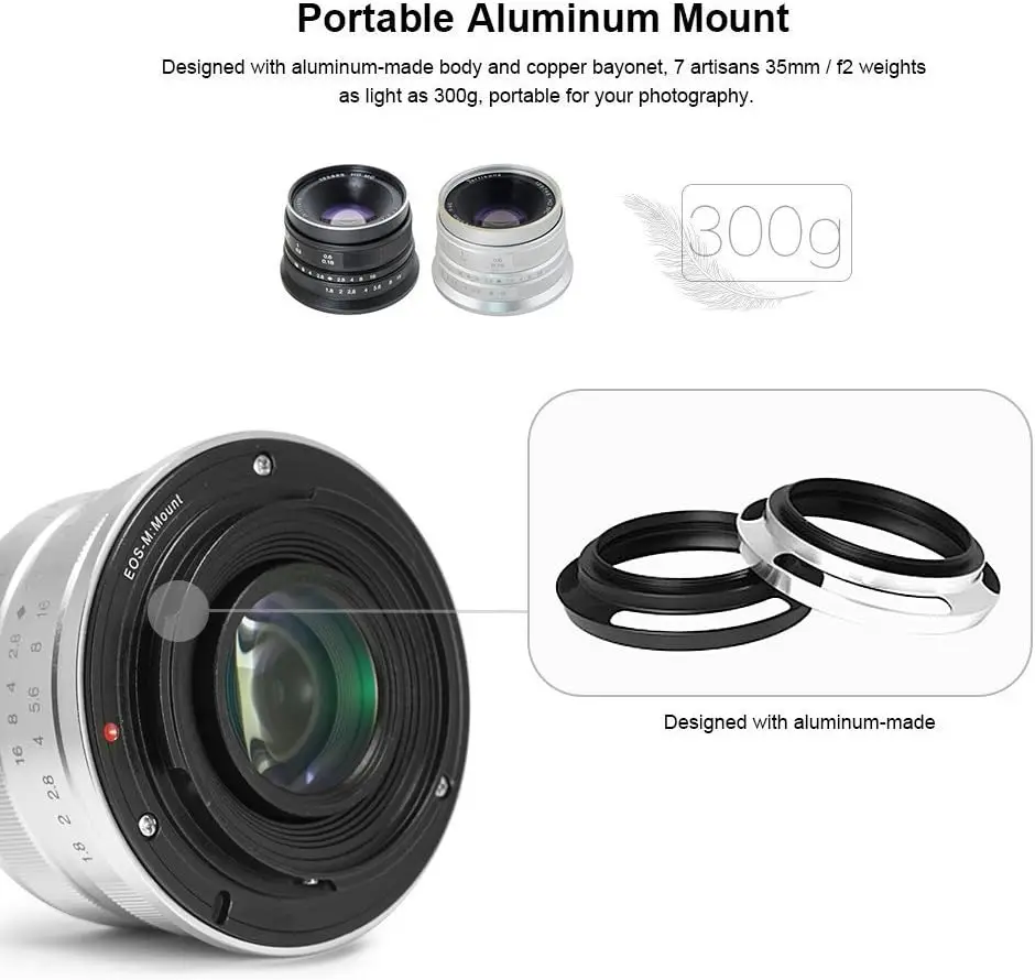 7artisans 25mm F1.8 Fujiカメラ用レンズ APS-C 富士フイルム マニュアルフォーカス プライム固定レンズ X-A1 X-A10 X-A2 X-A3 X-at X-M1 XM2 X- n5ksbvb Lente fixa manual 7artisans 25 mm F1.8 APS-C para câmeras Fuji X