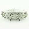 silver spikes:white