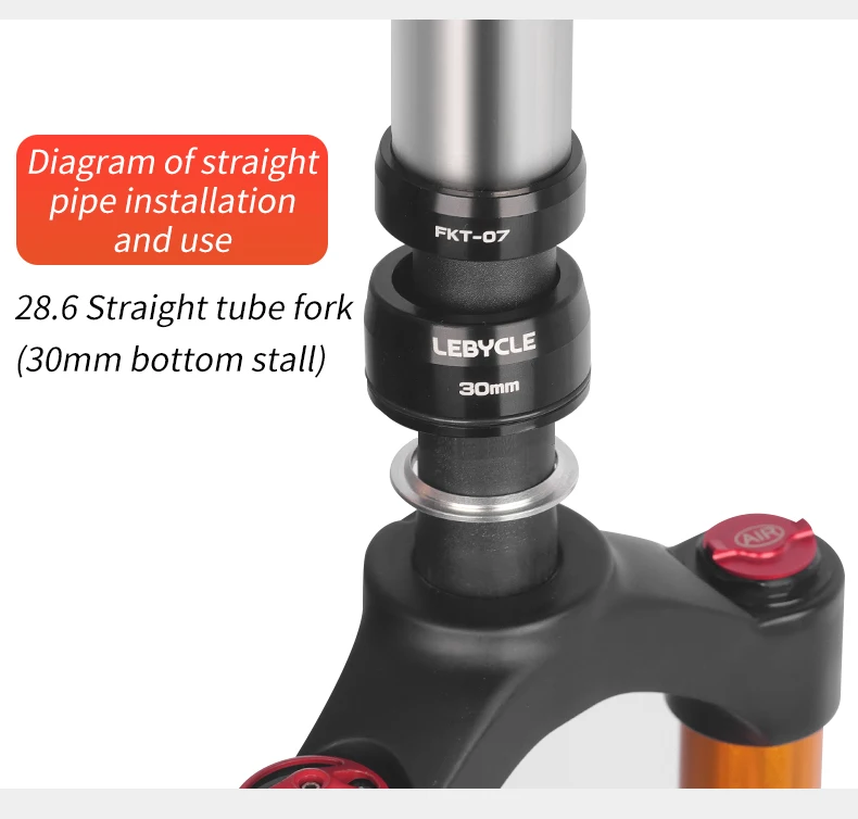 Lebycle Bicycle Mounting Tool - Bottom Gear Headset Installation