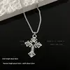 Vintage Cross Necklace - Titanium Steel