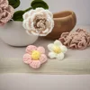 Rosa con núcleo amarillo