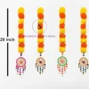 Orange & lemon yellow garland