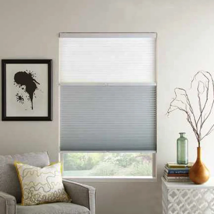 Modern Style Pleated Sunscreen Fabric Day Night Honeycomb Window Blinds For Home And Office Buy Day Night Honeycomb Window Blinds Blind Curtain Window Shades Blackout Product On Alibaba Com