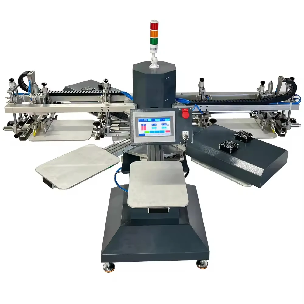 NM2080 DGRUIDA 2 Color 8 Stations Automatic Screen Printing Machine Silk Screen Printer