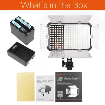 Godox LED170 II LED170 Video Lamp Light 170 II LED for Digital Camera Camcorder DV + NP770 4400mAH Battery + Charger detail image