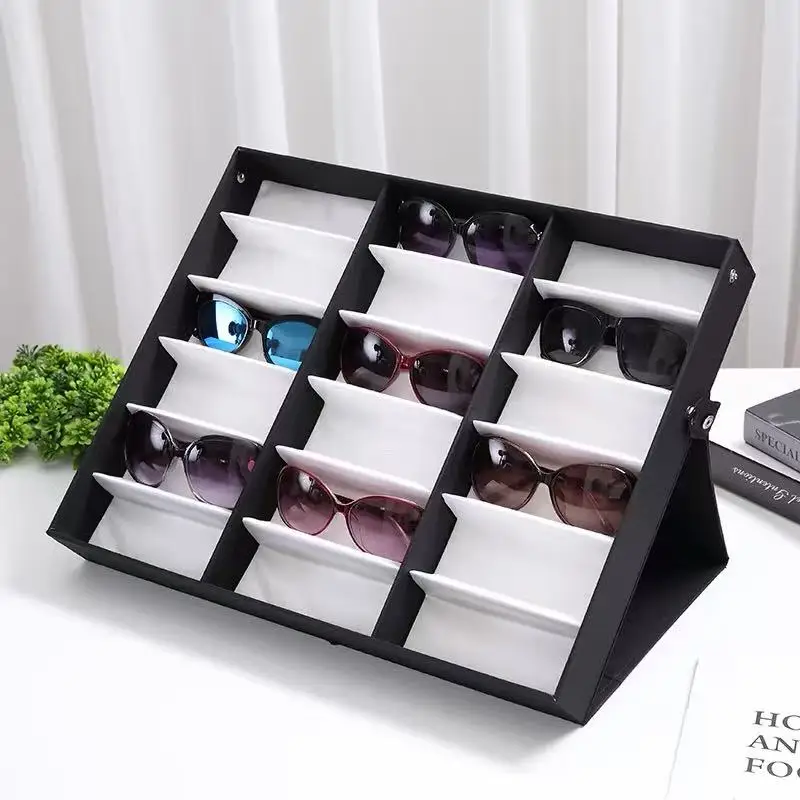 18 Slots Foldable Spectacle Frame Display Sunglasses Display for Optical Shop