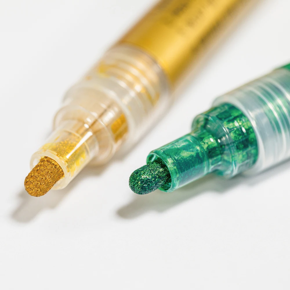 STA High Gloss Metallic Pen Signature Pen Gold Silver Marker