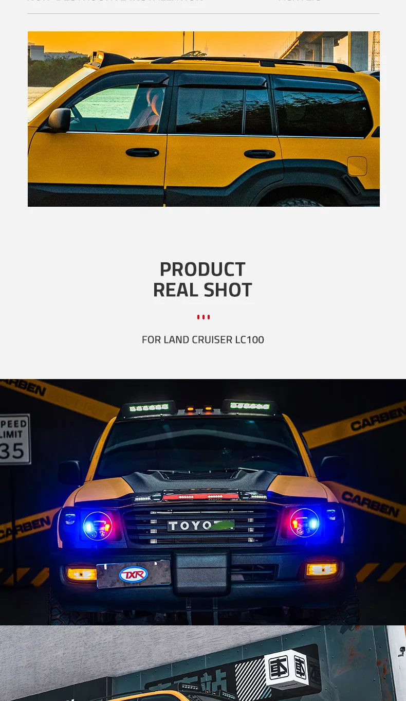 Txr Exterior Auto Parts Accessories Window Visor Guard Roof