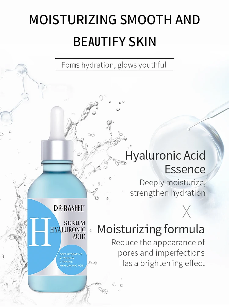 Dr Rashel Skin Care Brightening Anti Aging Whitening Moisturizing Hyaluronic Acid Retinol Vitamin C Face Serum Set 3pcs