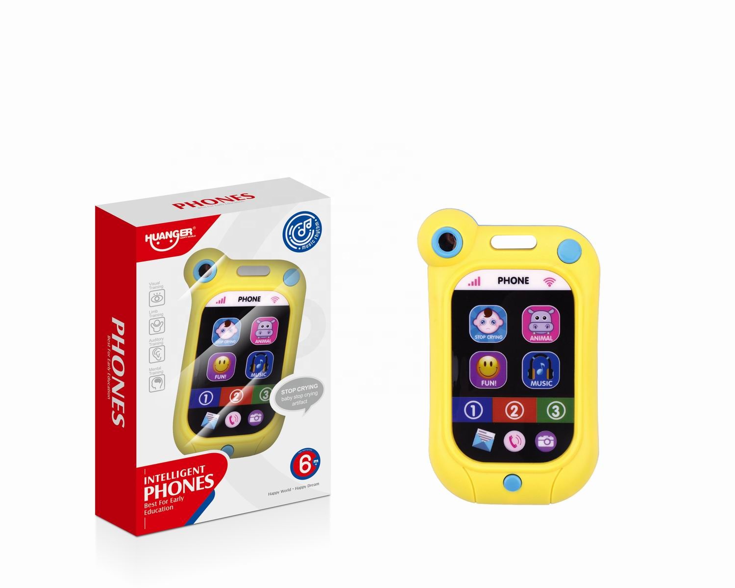 
 Детский Интеллектуальный телефон с подсветкой и музыкой, детский мобильный телефон, музыкальные игрушки, интеллектуальные игрушки  