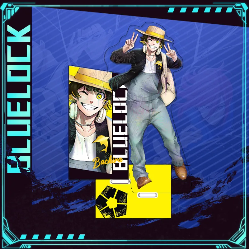 Blue Lock Anime Figure Acrylic Stand – Isagi Yoichi, Bachira Meguru, Chigiri Hyoma | 15 Cm, Für Schreibtisch & Sammlung