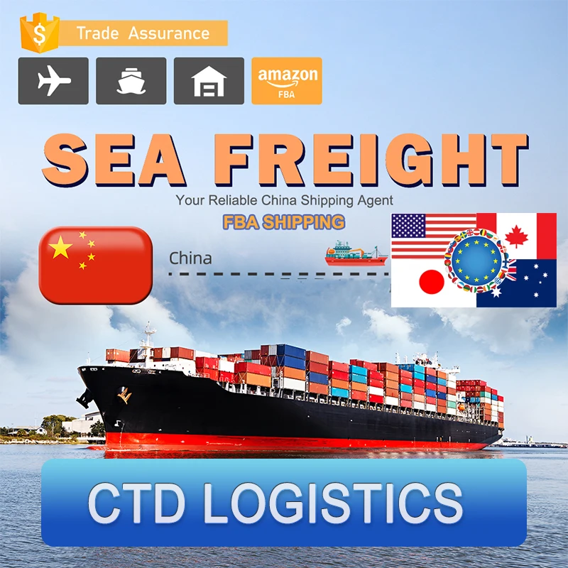 CTD логистика FBA AMAZON от двери до двери DDP морской/Воздушный экспедитор доставка агент в AMZ Canada/CA FBA