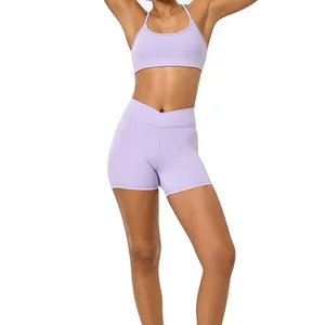 LANGHE Custom High Quality Quick Dry  Activewear 2 Piece Workout Set Women's Sportswear Set Fitness Yoga Set