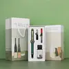 Stylo plume vert + accessoires plume apparente