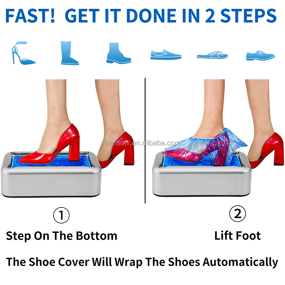 Disposable Waterproof Automatic Machine Ladies High Heels Portable Floor Cleaning Automatic Dispenser