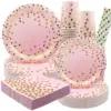Assiettes de 7 pouces - 10 pièces
