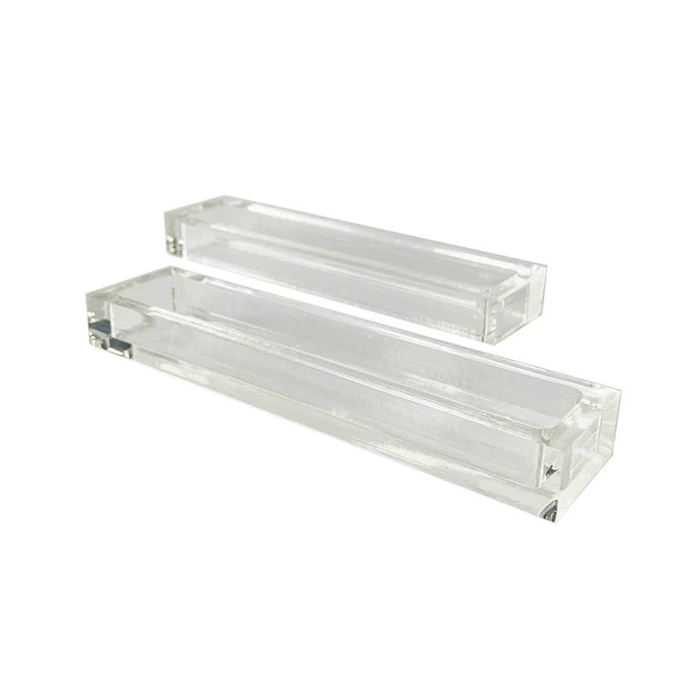 Acrylic Mezuzah Jewish Judaica Scroll Case Custom Printed Jewish Lucite