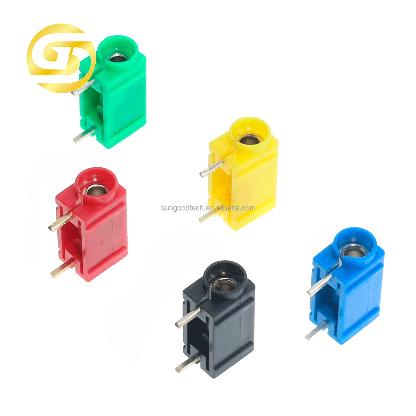 4mm Banana Socket Side Stackable PCB Mount 24A High Quality