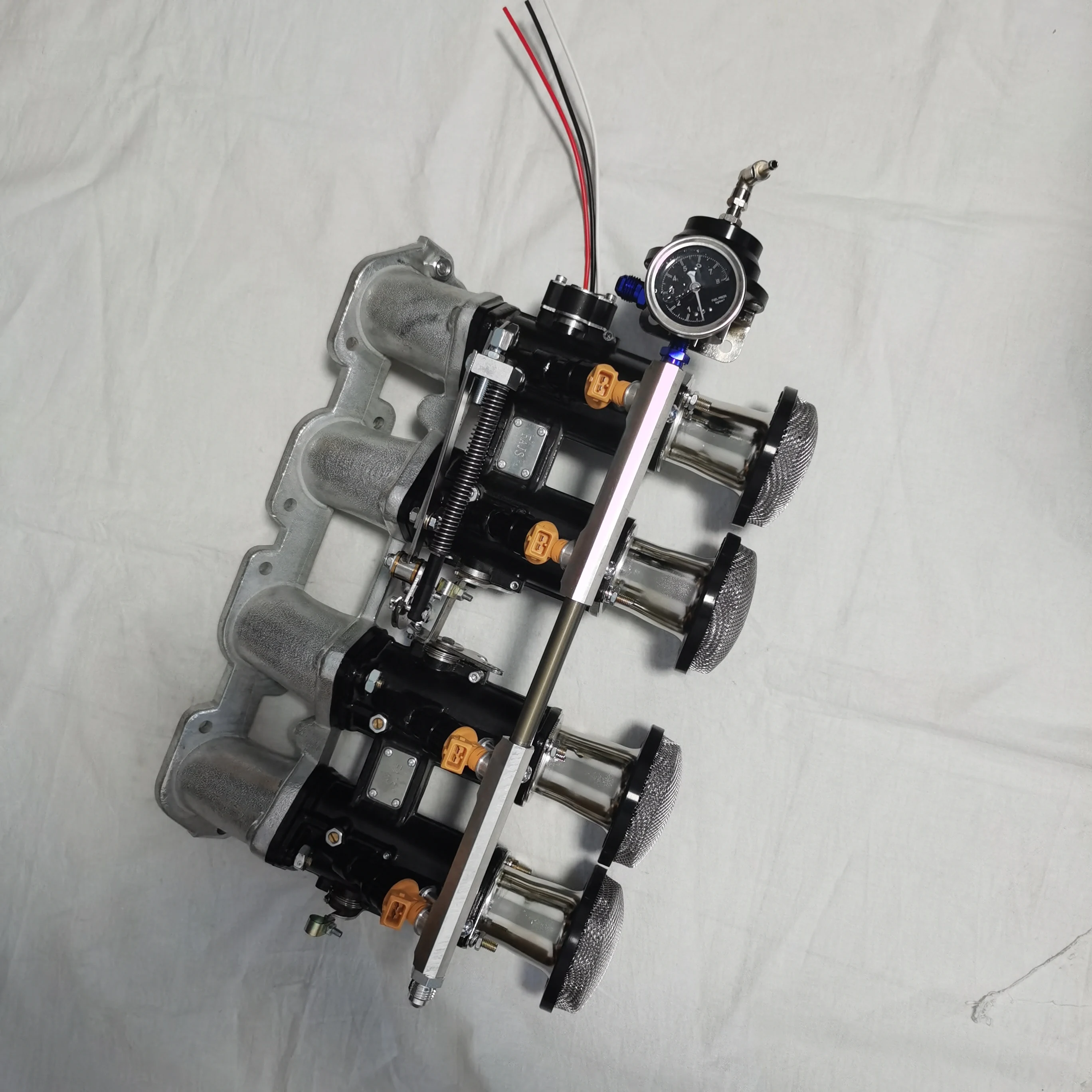 Fajs 40/42/45/48/50/55 Mm Dcoe Throttle Body Kit Black Or Silver 6