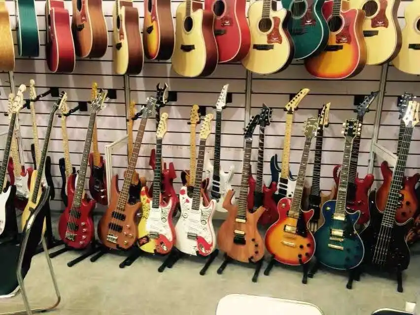 Electric Guitar Jazz Hollow Body With Tiger Vein Guitar Distribute