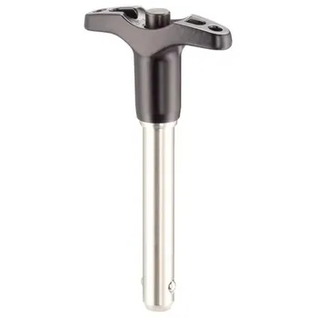 Custom size CNC Machining Stainless steel 1.4305 Ball Lock Pins self-locking, with T-handle
