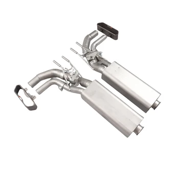 YT for Mercedes-Benz G63 W463A W464 4.0T 304Stainless Steel Rear Section Valved Exhaust System