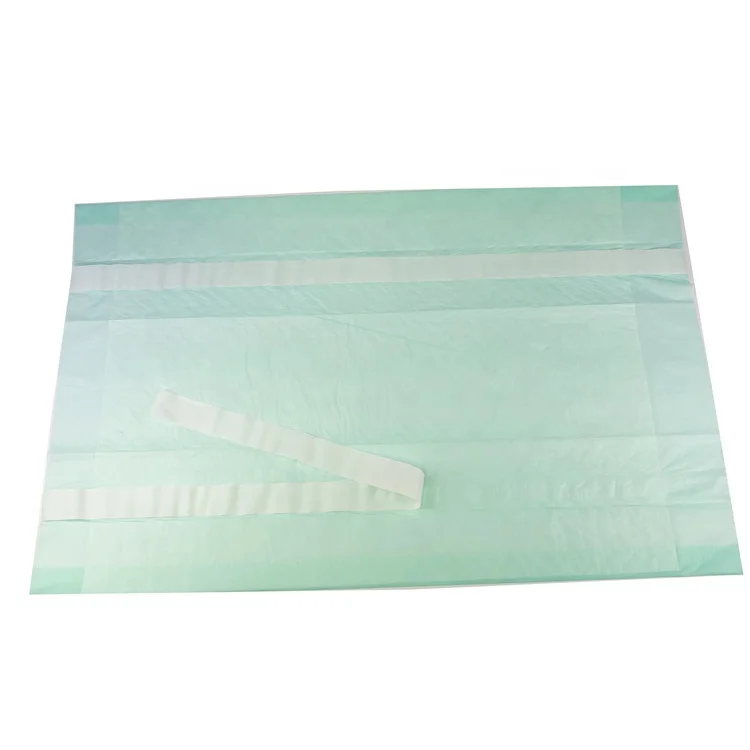 Удобная и мягкая одноразовая подстилка с высокой впитывающей способностью и двумя наклейками на заднем плане