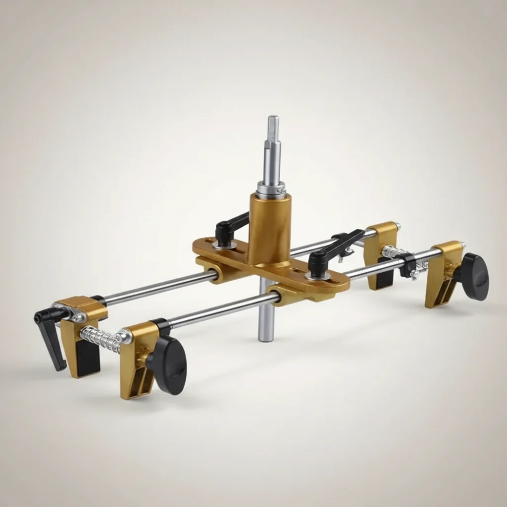 TEBAK  DIY Jig Tool for Woodworking Assembly of Wooden Door Slotter Slotting Machine Manual Door Locks Slotting Machine