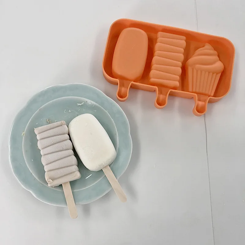 Popsicle Molds Shape Maker, 10pcs Homemade ICE Shapes Food Grade Silicone  With 