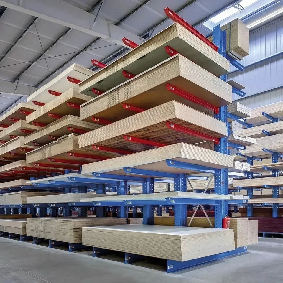 Wall Form Racking Warehouse Durable Steel Cantilever Wall Mounted Heavy Duty Racking for ...