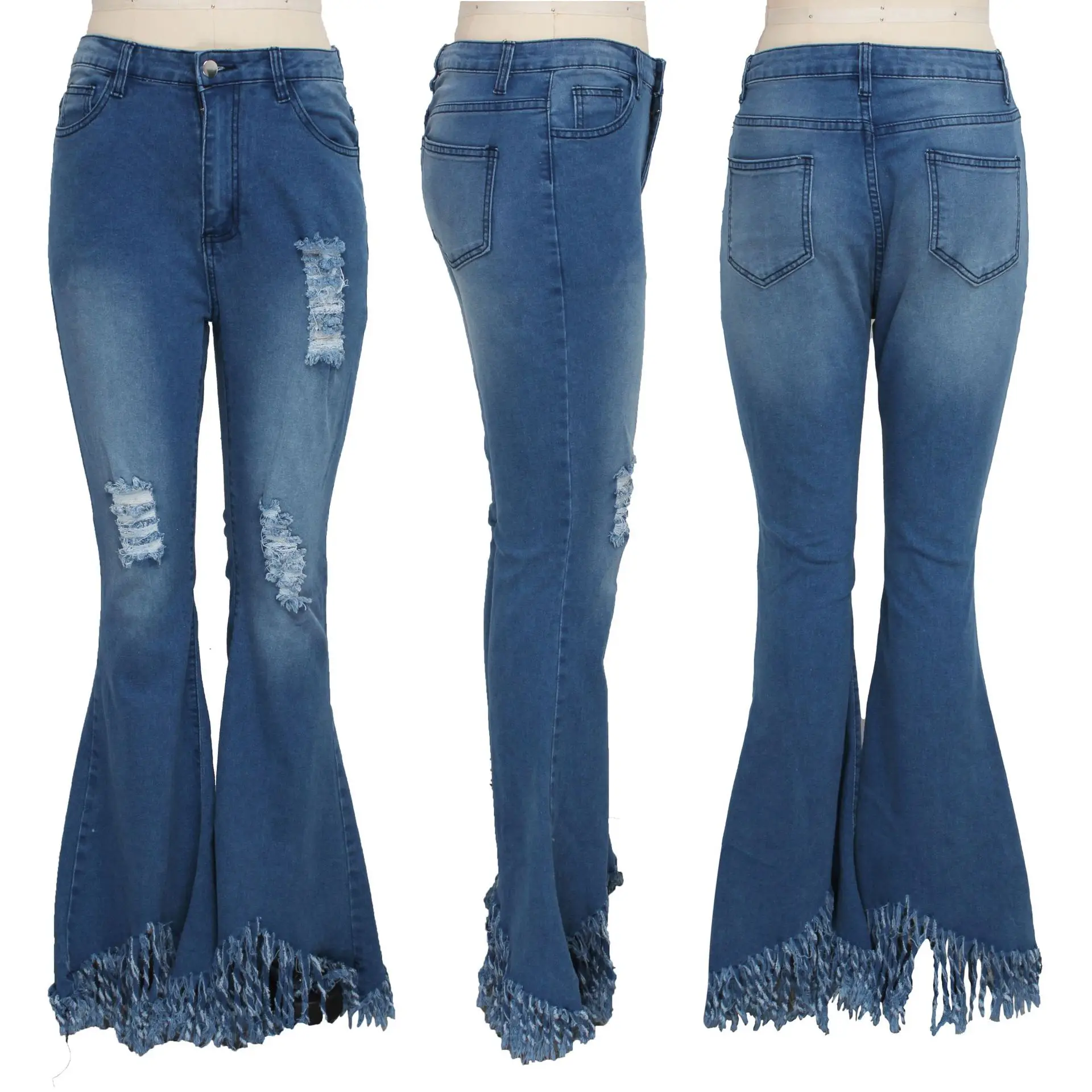 HSF2318 Denim Pants - Versatile, Sustainable, and Stylish