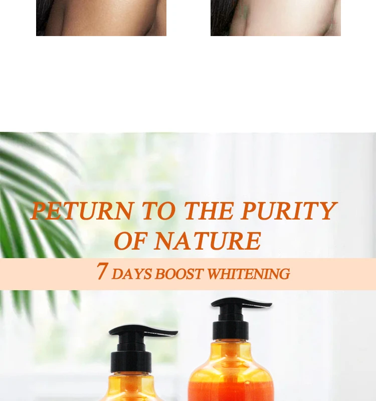 Oem Natural Cleaning Bleaching Shower Gel Skin Lightening Body Wash Pod