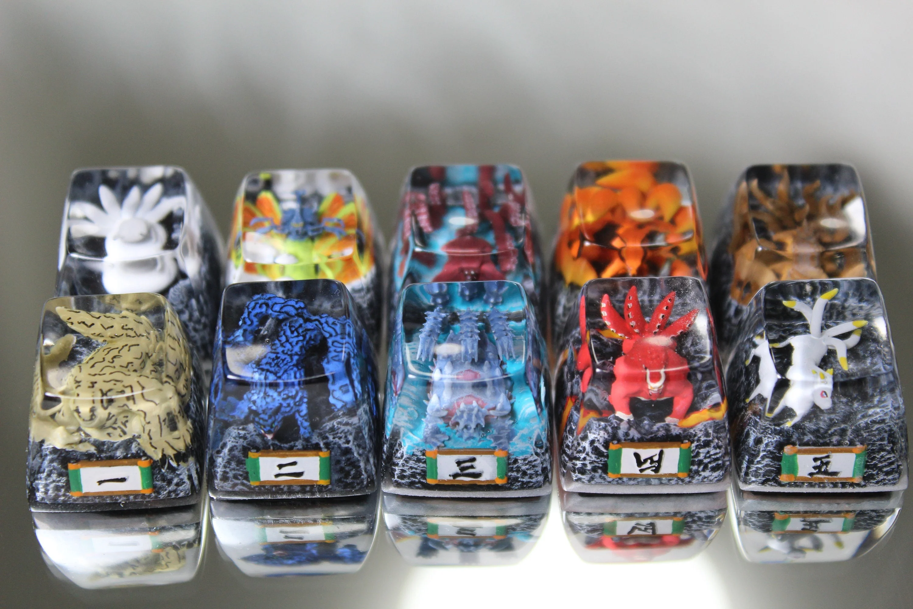 SAハイトテールビースト アニメ artisan ハンドメイドキーキャップ