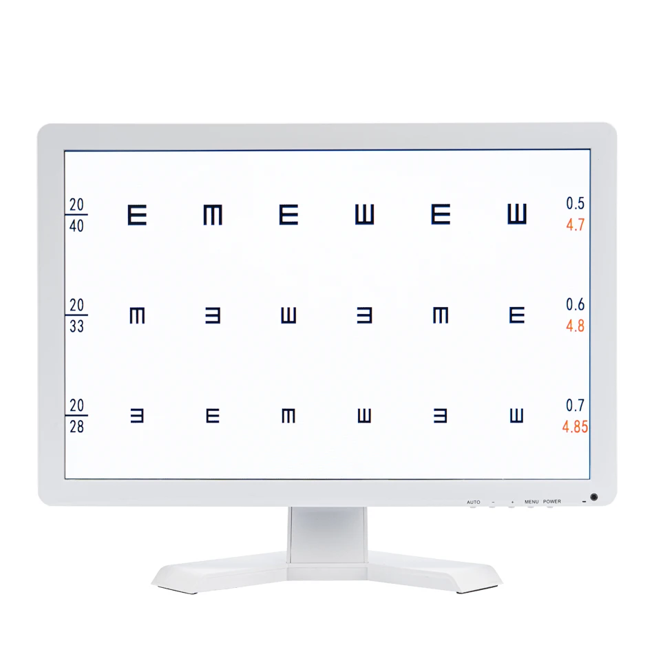 Screen Vision Chart Panel Led Visual Acuity Testing Chart 19 Inch Eye Vision Ophthalmic LCD Optical Tester Monitor