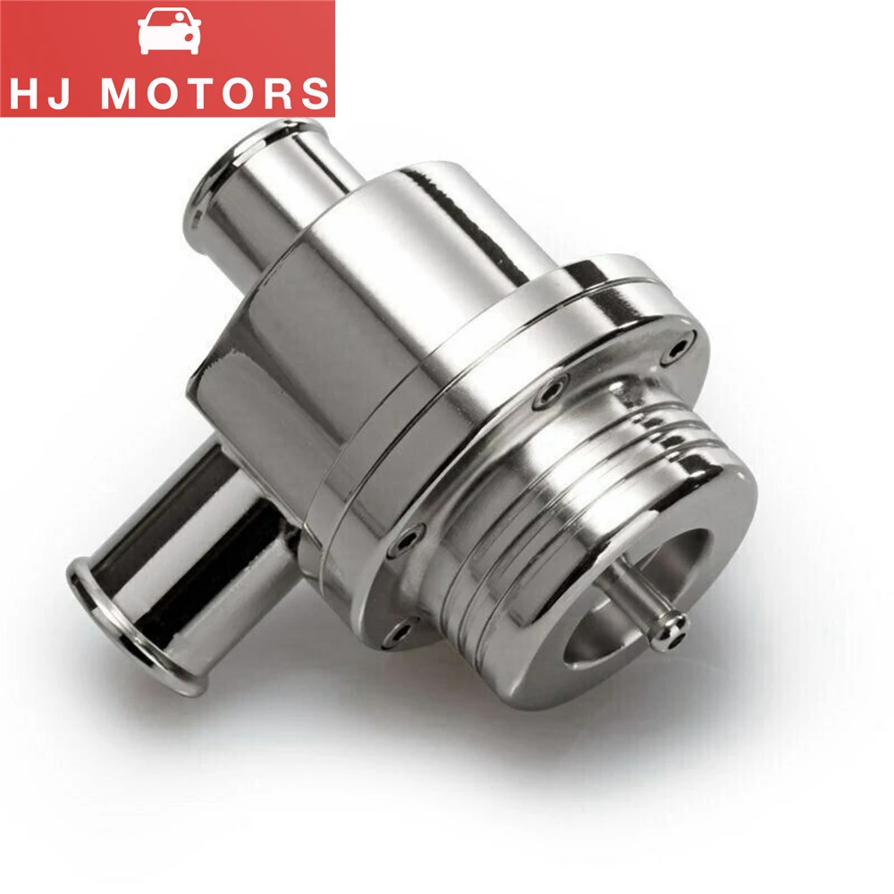Universal 25mm Dual Turbo Recirculating Diverter Blow Off Dump Valve Aluminum for BMW Honda Chevrolet Dodge