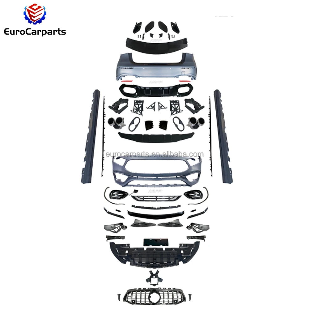 A45 Body Kit Body Kits for a Class W177 2019 Year Car Bumpers Grille Side Skirts Rear Diffuser Exhaust Tips Rear Wing