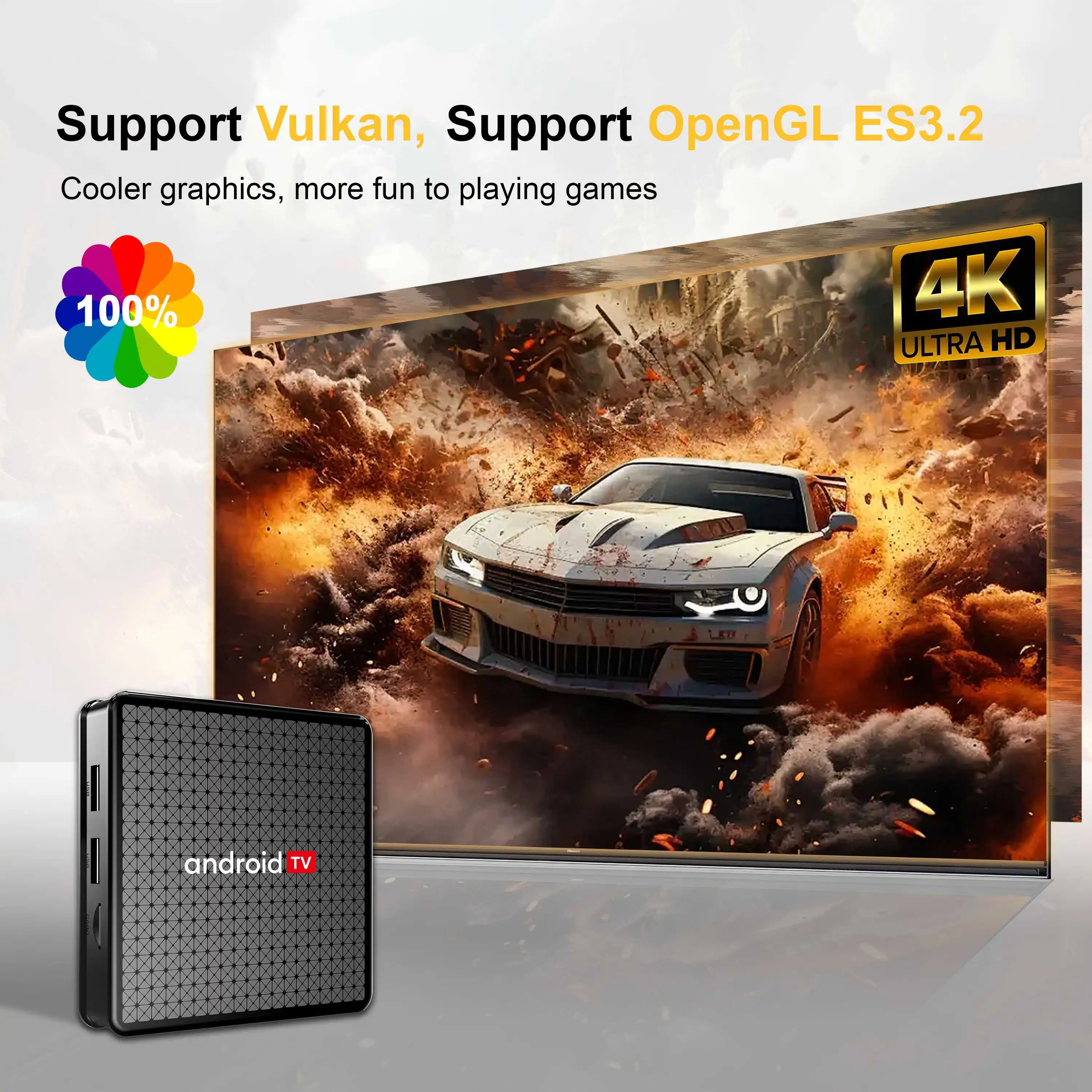 New Product X5 HD 2.1 Android Box Tv Allwinner H313 Android 10 BT V5.0  4K*2K UHD Output Set Top Box