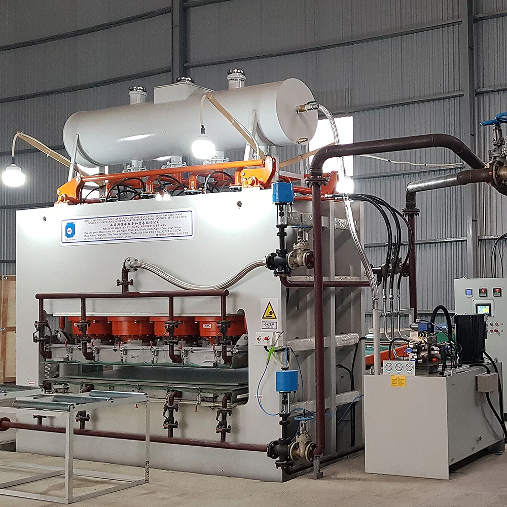 Short Cycle Melamine Laminated Board Hot Press Particle Board Laminating Machine