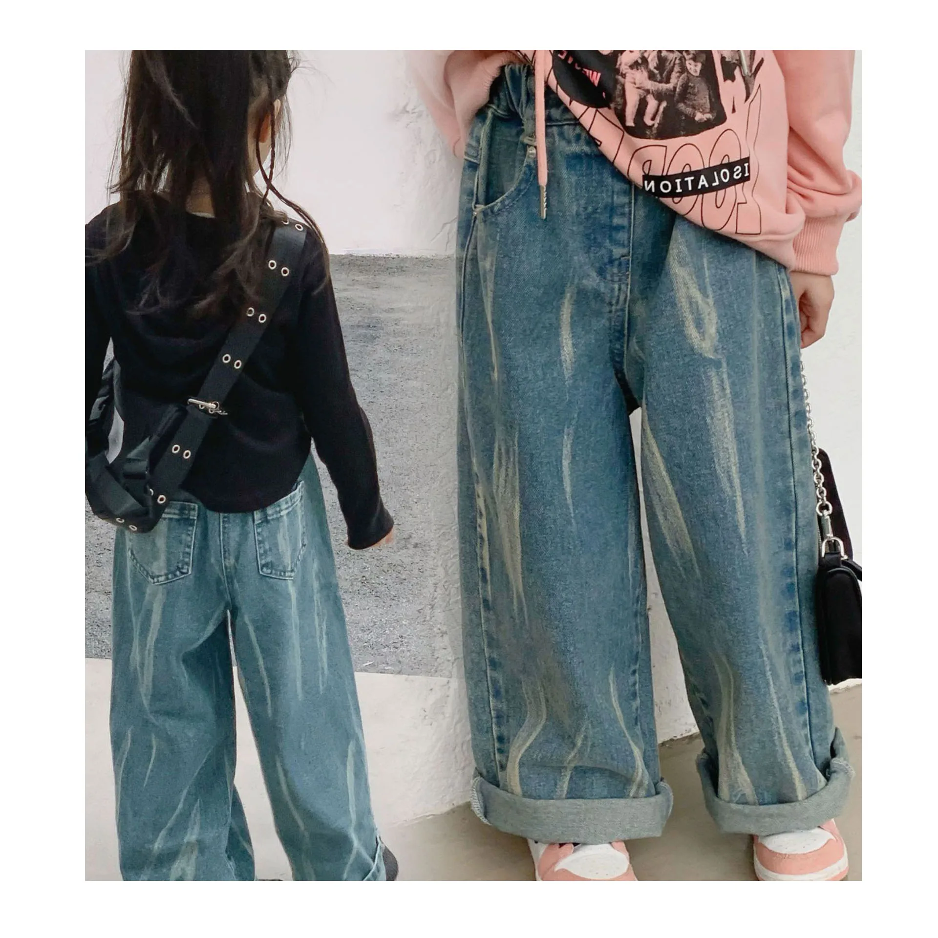Fashion Style Autumnsummer Hip Hop Loose Pants Jeans Baggy Cargo Pants For  Women Girls Free Shipping  Pants  Capris  AliExpress