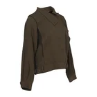 Jacket Huiquan High-Quality Women's Jacket Triacetate Funnel Neckline Comfortable Jacket
