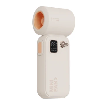 20000rpm High Speed Mini Handheld Fan 3600mAh Large Capacity Battery Long Usage Time Small and Portable with Power Display