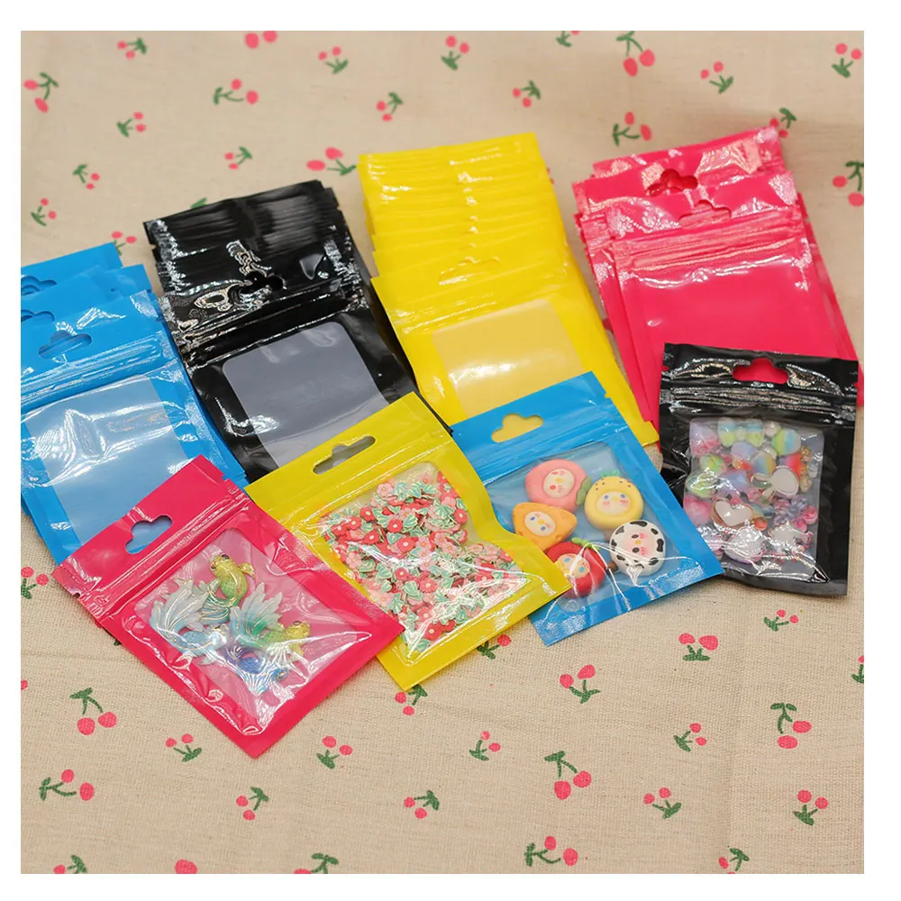 China Factory Plastic Zip Lock Bags, Resealable Small Jewelry