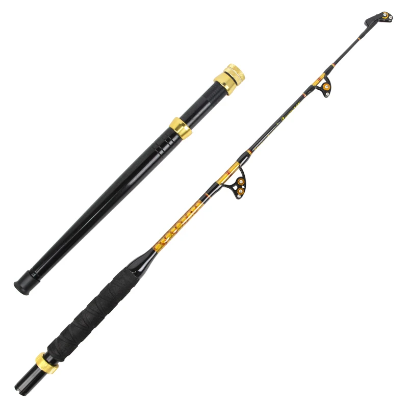 deep sea fishing pole price Fiblink Bent Butt Rod 2-Piece 5'1