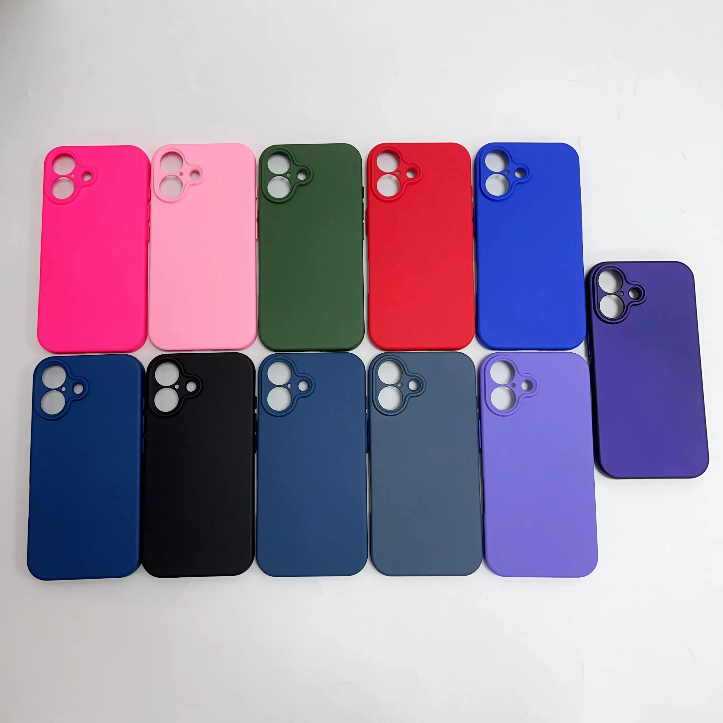 product laudtec real liquid silicone phone cases shockproof slim colorful soft custom back cover for iphone 17 air 16 pro max sjk1055-6
