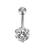 Three-claw round zirconium rhinestone ball