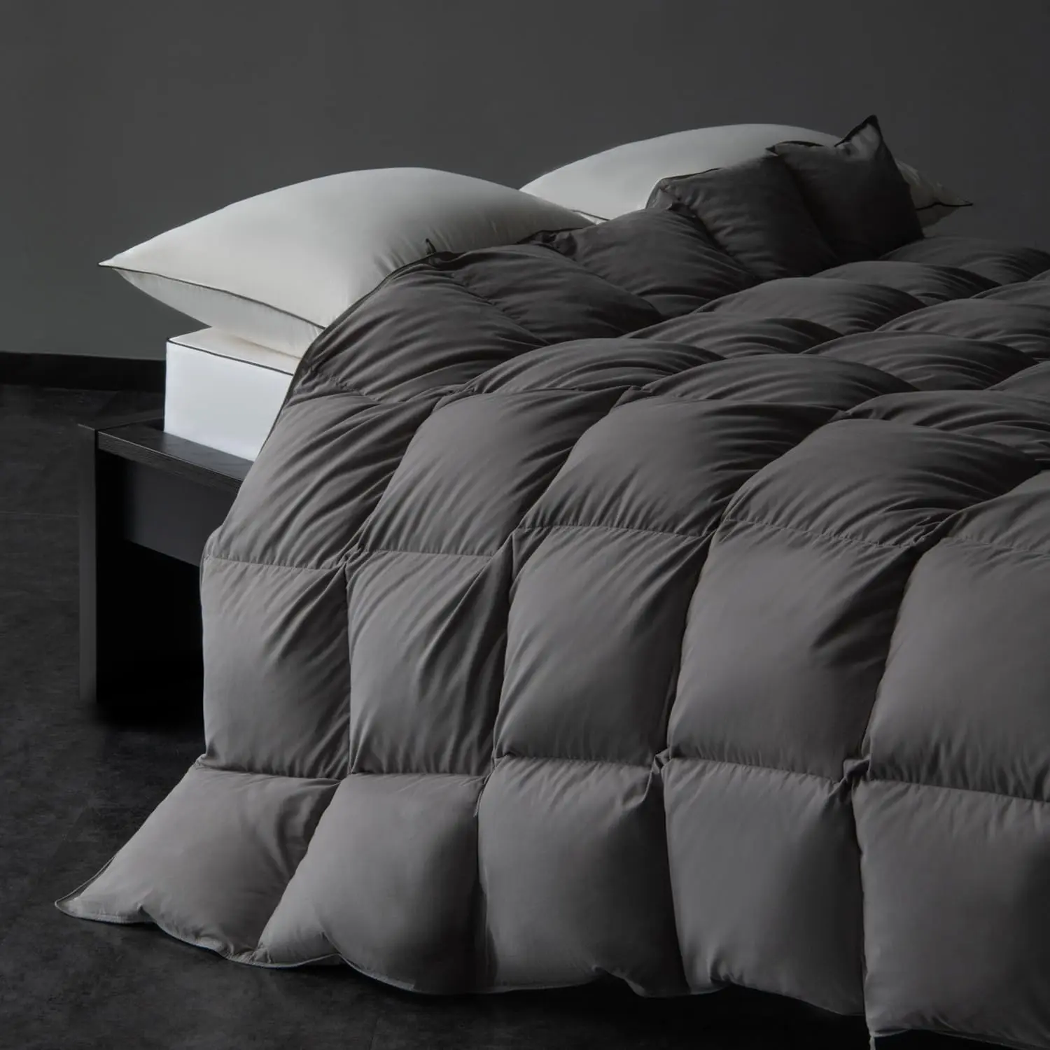 Luxurious White Goose Down Fiber Comforter Fluffy Duvet Insert Full/queen Size Hotel Quality