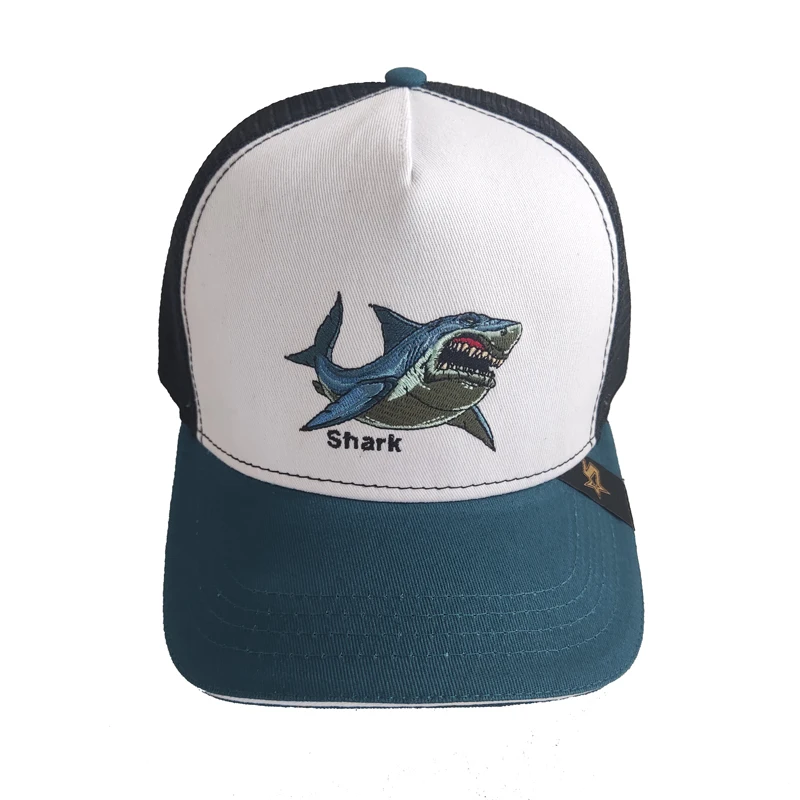 shark 5 panel hat