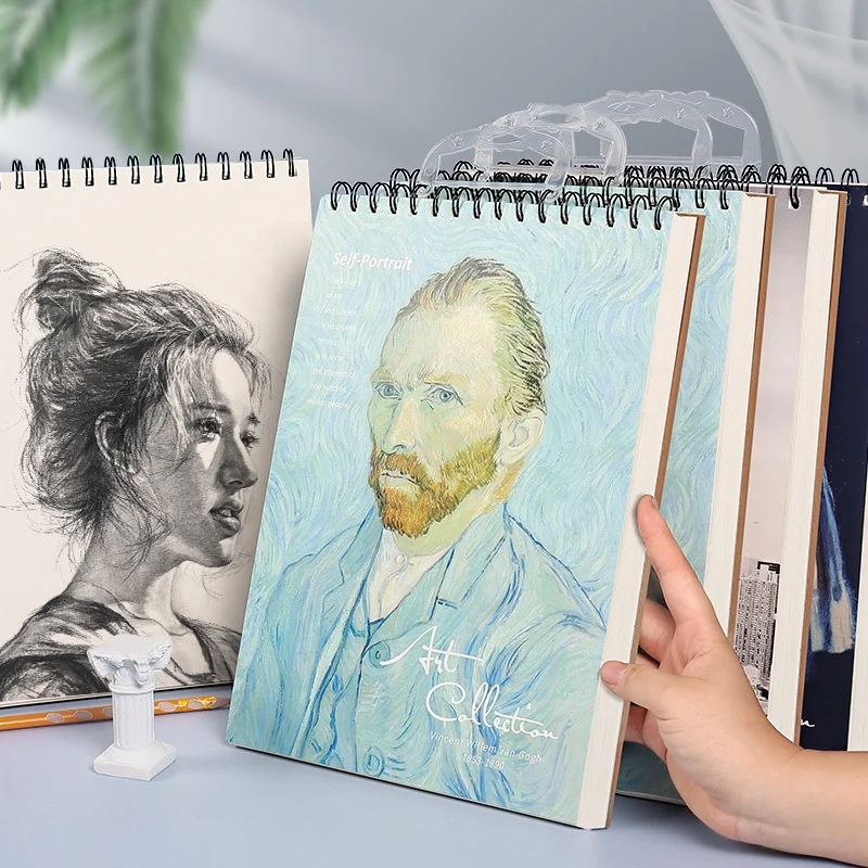 Professional School Student Art Smooth Drawing A4 Hard Cover Sketch ...