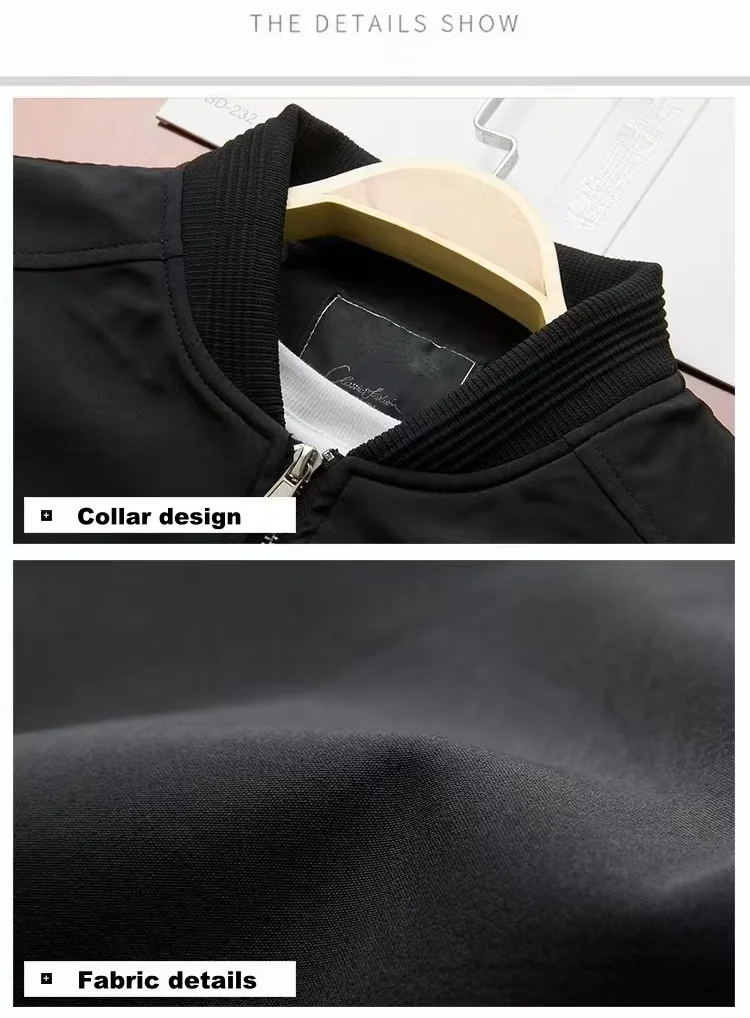 Fall and Winter Cotton Pilot Jacket Cotton Men's Thickened Jacket Baseball Clothing Flight Suit