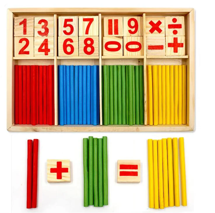 Wood Educational Number Math Calculate Game Toy Mathematics Puzzle Toys ...